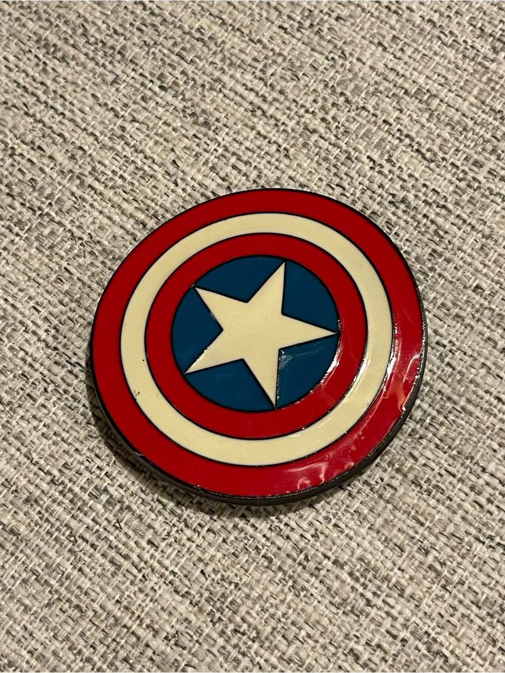 Marvel Captain America Shield Belt Buckle 2008 Licensed Collectible